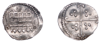 Elizabeth I (1558-1603), Sixth issue, Halfpenny, mm. tun, 0.22g/12h (N 2018; S 2581). Better than very fine 	...