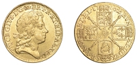 George I (1714-1727), Guinea, 1716, fourth bust (EGC 505; S 3631). Slight mark across the king’s cheek, good very...