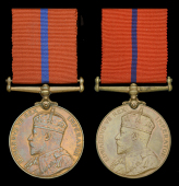 Coronation 1902, L.C.C.M.F.B., bronze (2) (Thomas Davies; William Etherton) nearly extremely fine (2)	 £100-£140