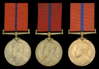 Coronation 1902 (3), Metropolitan Police, bronze (P.C. W. Hearne. A. Div.); City of London Police, bronze (P.C. F....