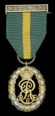 Territorial Decoration, E.VII.R., silver and silver-gilt, hallmarks for London 1909, with integral top riband bar,...
