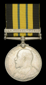 The A.G.S. with ‘Aro 1901-1902’ clasp awarded to Mr J. Watt [C.M.G.], District Commissioner, Southern Nigeria,...