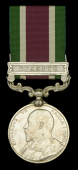 Tibet 1903-04, 1 clasp, Gyantse (Lieut. B. W. E. Dunsford. 19th. Punjabis.) minor edge bruise, good very fine	...