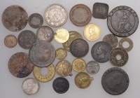 Victoria, Shilling, 1889, large head (ESC 3142; S 3926); together with miscellaneous British and World coins and...