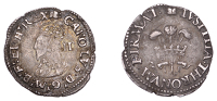 Charles I (1625-1649), Aberystwyth mint, Halfgroat, mm. book, well-proportioned bust, no inner circles, contraction...