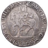 Charles I (1625-1649), Oxford mint, Halfcrown, 1642, mm. Shrewsbury plume without coronet on obv. only, Shrewsbury...