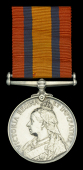 The rare Second Boer War medal awarded to Mr Frederic Villiers, the pioneering War Artist and Correspondent for the...