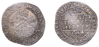 Charles I (1625-1649), Oxford mint, Groat, 1644, mm. book on obv. only, from an Aberystwyth die, rev. Declaration,...