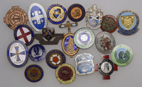Badges, Buttons and Livery, Assorted badges relating to nursing in base metal (20), all but one enamelled [20]....