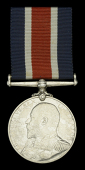 Naval Good Shooting Medal, E.VII.R. (Ch.7571 Sgt. J. R. Williams, H.M.S. Bedford. 1910 6in B.L.) contact marks,...