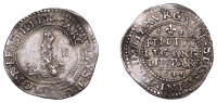 Charles I (1625-1649), Oxford mint, Threepence, 1644, mm. lis on obv. only, Rawlins’ die, signed r below bust,...