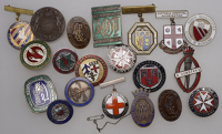 Badges, Buttons and Livery, Assorted badges relating to nursing in base metal (20), all but one enamelled [20]....