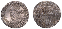 Charles I (1625-1649), York mint, Shilling, Gp 2 [type 5], mm. lion, crowned oval shield with lion-skin garniture,...