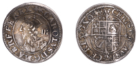 Charles I (1625-1649), York mint, Threepence, mm. lion, reads f e h and avspce, 1.31g/9h (DIG 1ii/E; Besly 1I; SCBI...