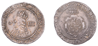 Charles I (1625-1649), Dovey Furnace mint, Groat, mm. crown, plume before bust and above scroll-garnished shield,...