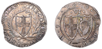 Commonwealth (1649-1660), Sixpence, 1658, mm. anchor on obv. only, reads enggland, no stop to left of mint-mark,...