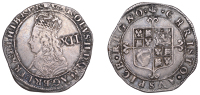 Charles II (1660-1685), Third Hammered issue, Shilling, mm. crown, large mark of value, reads bri fra et hib,...