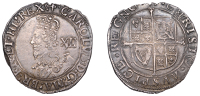 Charles I (1625-1649), Tower mint, Shilling, Gp E [North Gp D, type 4.1 var.], mm. anchor (flukes to left on obv.,...