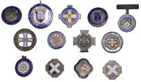Badges, Buttons and Livery, A Selection of silver Nursing Badges to include, Scotland Registered General Nurse, rev....