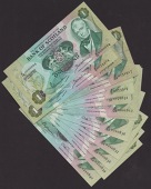 Bank of Scotland, £1 (16), 1970-78, including an A/1 prefix, and 1971, serial number B/15 00000004, replacement...