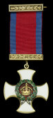 Distinguished Service Order, V.R., silver-gilt and enamels, with integral top riband bar, in later Garrard & Co. Ltd...
