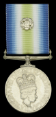 South Atlantic 1982, with rosette (D A N McNeil) impressed naming, slight edge dig to reverse, some light scratches,...