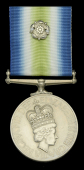 South Atlantic 1982, with rosette (Motorman T Dennington RFA Brambleleaf) slight scratch to obverse, otherwise very...