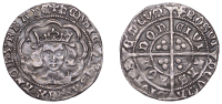 Henry VI (Restored, 1470-1471), Groat, London, mm. cross pattée on obv., lis on rev., reads henric and franc,...