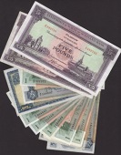 Clydesdale & North of Scotland Bank Limited, £5 (2), 1951 and 1960, £1 and £5, 1961, also North of Scotland Bank,...