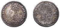Elizabeth I (1558-1603), Milled coinage, Threepence, 1562, mm. star, broad bust D, small rose, rev. cross pattée,...