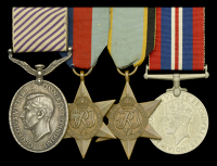 A Second War ‘Bomber Command’ D.F.M. group of four awarded to Air Gunner Flight Sergeant W. R. McIntyre, 218...