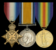 Three: Private C. T. Pocklington, 3rd Dragoon Guards

1914 Star (5251 Pte. C. T. Pocklington. 3/D. Gds:); British...