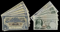 Royal Bank of Scotland, a group of £1 notes (13), including a 2 January 1937, A/1 prefix, in addition to dates...