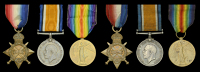 Three: Corporal S. Stewart, Scottish Rifles
1914-15 Star (11319 L. Cpl. S. Stewart. Sco: Rif:); British War and...