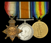 Three: Private H. S. Leach, Australian Imperial Force

1914-15 Star (2688 Pte. H. S. Leach. 4 L.H.F. Amb. A.I.F.);...
