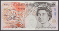 Bank of England, Graham E. A. Kentfield, replacement £10, 29 April 1992, serial number M27 855093, about...