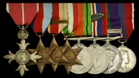 A Second War O.B.E. group of eight awarded to Lieutenant C.C. Danby, Royal Signals, who was Mentioned in...