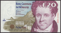 Central Bank of Ireland, replacement £20, 11 July 1995, serial number BBB447227, O’Conaill and Mullarkey...