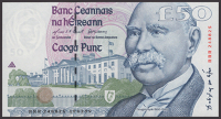 Central Bank of Ireland, replacement £50, 19 March 1999, serial number RRR248825, O’Conaill and Mullarkey...