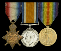 Three: Sergeant T. W. Smith, Worcestershire Regiment

1914 Star (8548 Pte. T. W. Smith. 3/Worc. R.); British War...