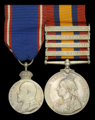 A R.V.M. pair awarded to Quartermaster Sergeant G. Winter, Queen’s Own Oxfordshire Hussars, late Imperial...