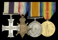 A Great War ‘Western Front’ M.C. group of four awarded to Second Lieutenant J. W. McCutcheon, 13th Battalion,...