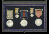 Three: Captain F. R. Clarkson, 68th Foot, later 7th Foot

Crimea 1854-56, 1 clasp, Sebastopol, unnamed as issued;...