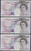 Bank of England, Graham E. A. Kentfield, £20 (4), 25 November 1991, prefixes H43, R19, and U40, also 27 September...