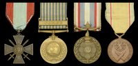 France, Fourth Republic, Croix de Guerre, Theatres d’Operations Exterieurs, bronze; Korea Medal, bronze; U.N....