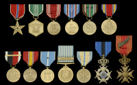 A United States Bronze Star group of thirteen attributed to Lieutenant-Colonel W. R. Kern, United States...