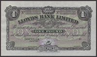 Lloyds Bank Limited, unissued £1, 19- (1935-42), no serial numbers or signatures, uncirculated
IOMPM M335, Pick...