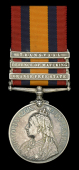 Queen’s South Africa 1899-1902, 3 clasps, Orange Free State, Defence of Mafeking, Transvaal (512 Pte. J. L. Maher....