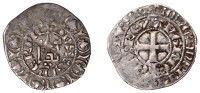 Anglo-Gallic, Edward II (1307-27), Maille Blanche Hibernie, three pellets below castle, 1.53g/1h(E 32; S 8026). Near...