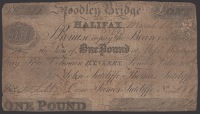 Stoodley Bridge near Halifax, for John Sutcliffe, Thomas Sutcliffe and James Sutcliffe, £1, 15 March 1825, serial...